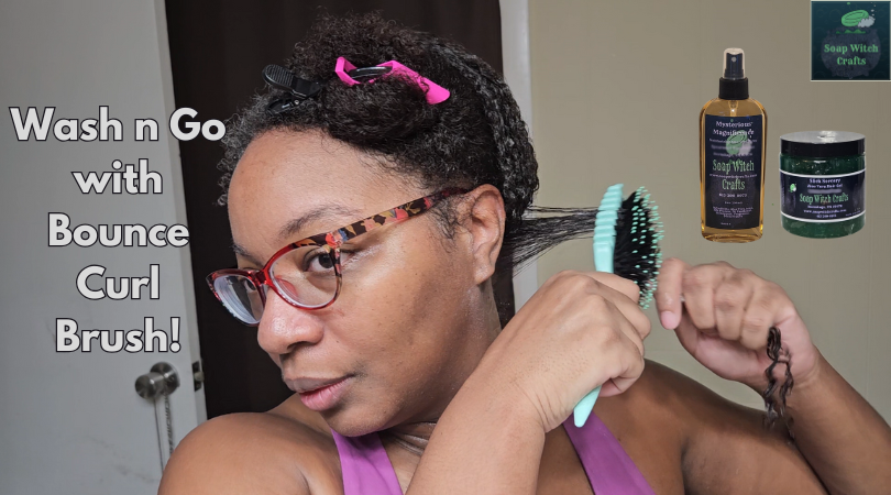One-Product Wash n Go + Bounce Curl Brush Results!
