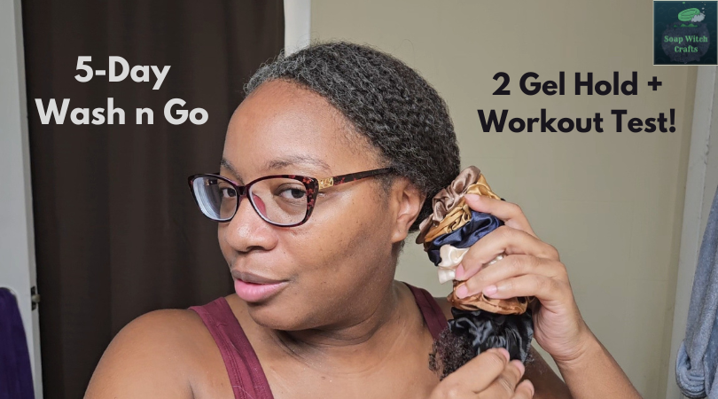 5-Day Wash n Go Longevity Test: 2 Gel Wash n Go with Workout Results