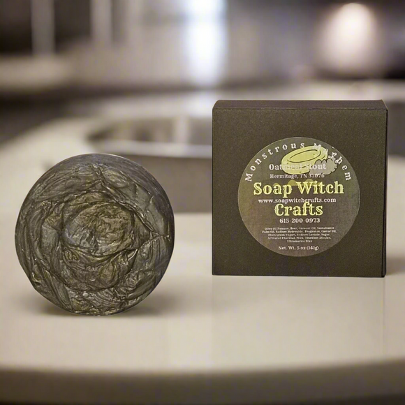 Monstrous Mayhem Beer Soap - Oatmeal Stout
