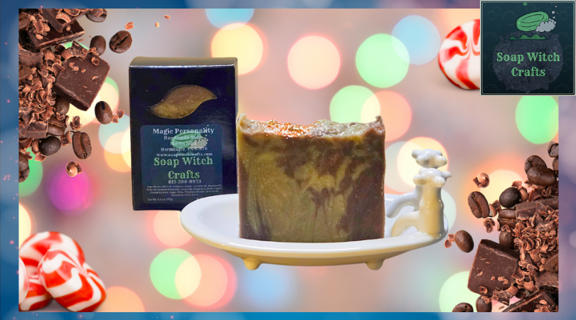 In The Making - Counter Top Hot Process - Fluid Hot Process - Magic Personality Mocha Mint Scented