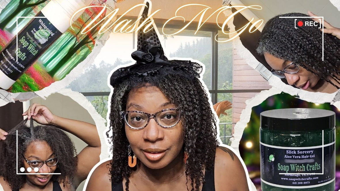 Lazy 2 Product Wash N Go for Type 4 Hair | High Shine, Long Hold!