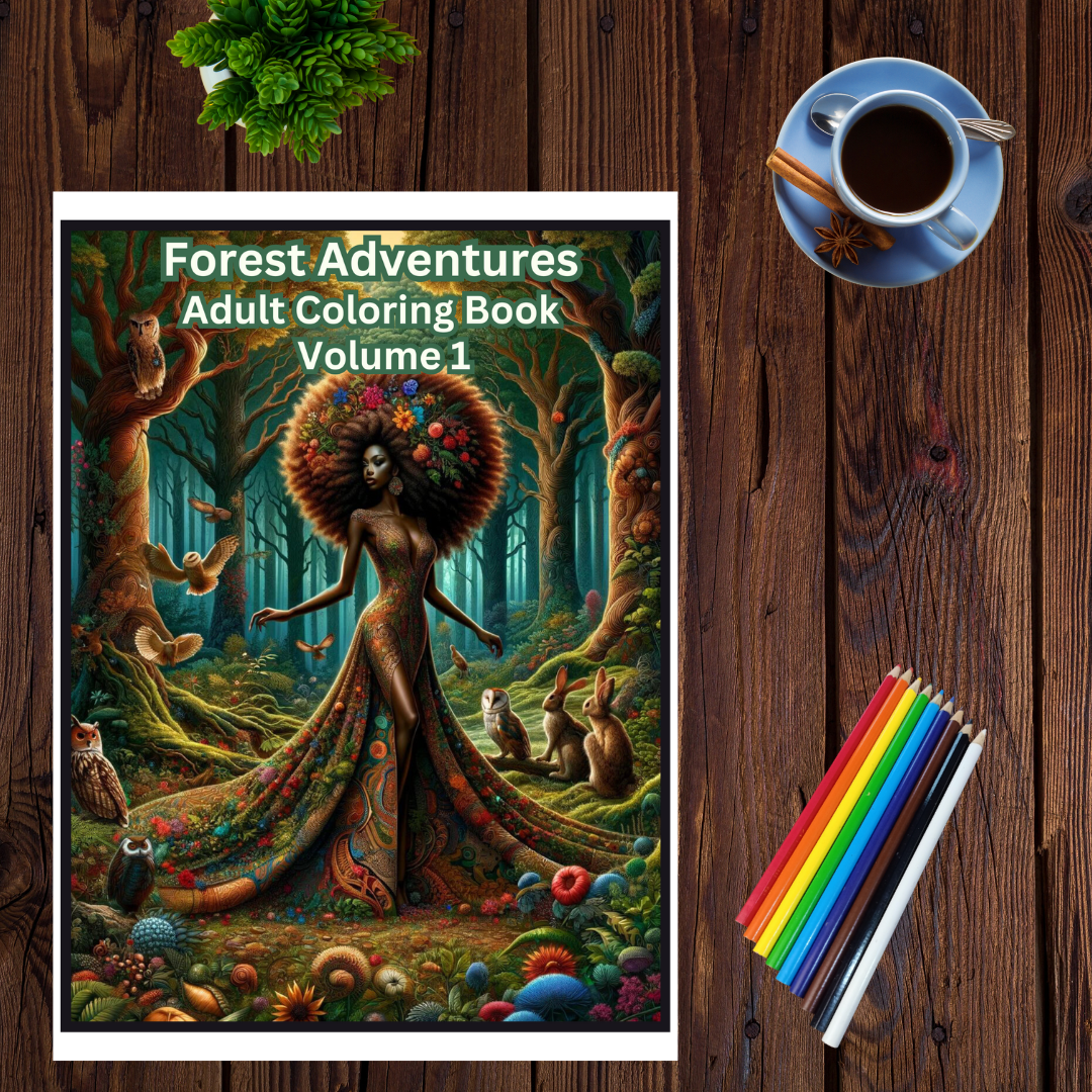 Embark on a Journey Through My Enchanted Forest with the "Forest Adventures" Coloring Book