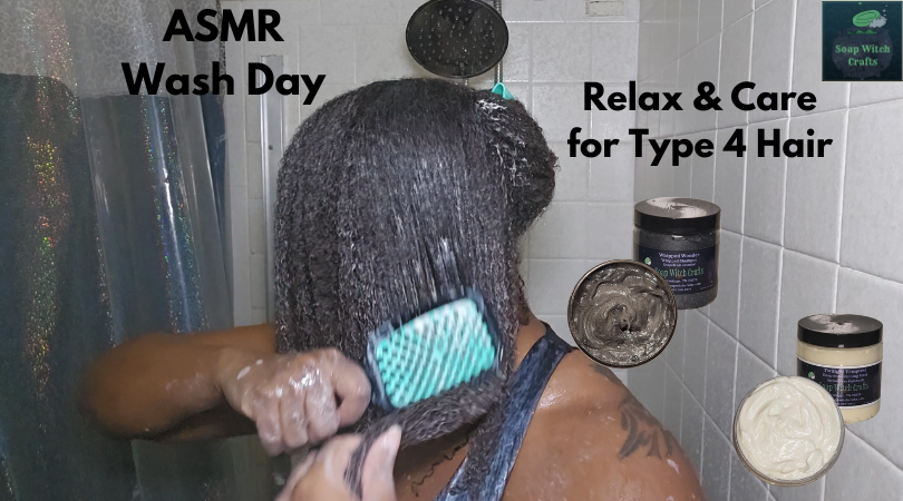 🌟 ASMR Wash Day Routine for Type 4 Hair 🌟