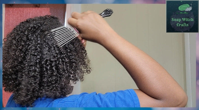 Styling with The Soap Witch - Flat Twist Out