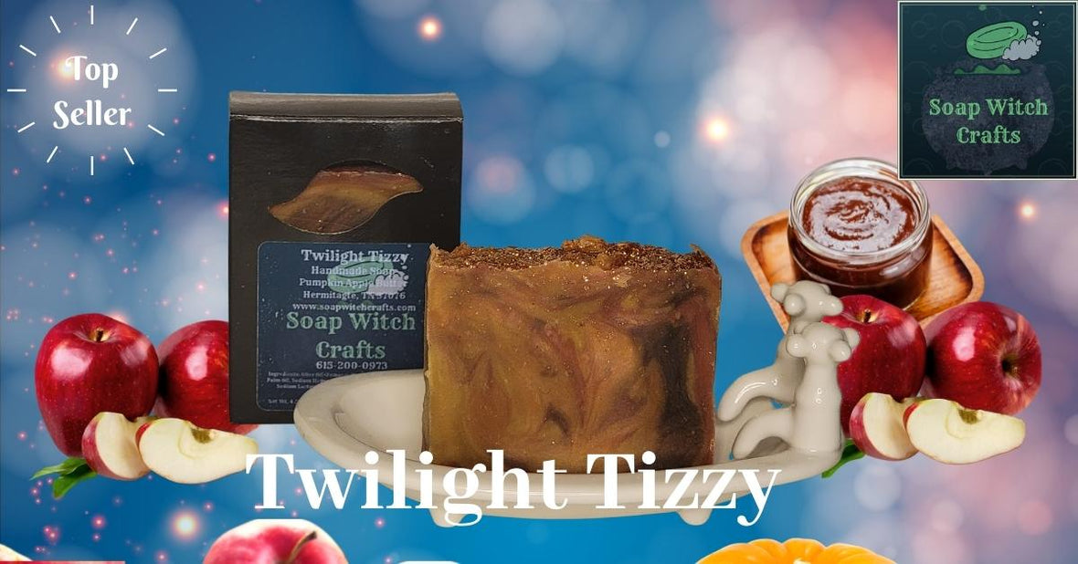 In The Making Twilight Tizzy Pumpkin Apple Butter Scented Bar Soap - Countertop Fluid Hot Process