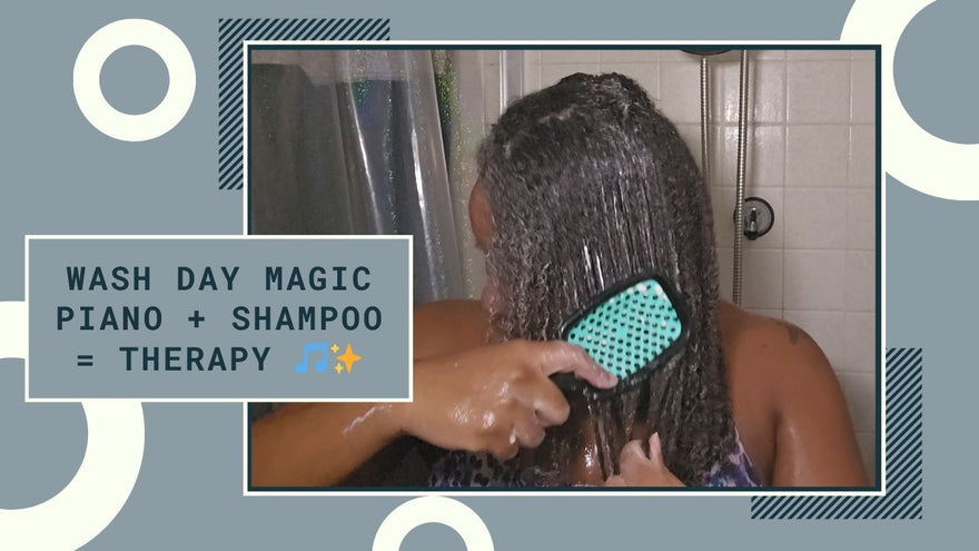 Peaceful Wash Day Routine | Shampoo + Moisturizing for Coily Natural Hair