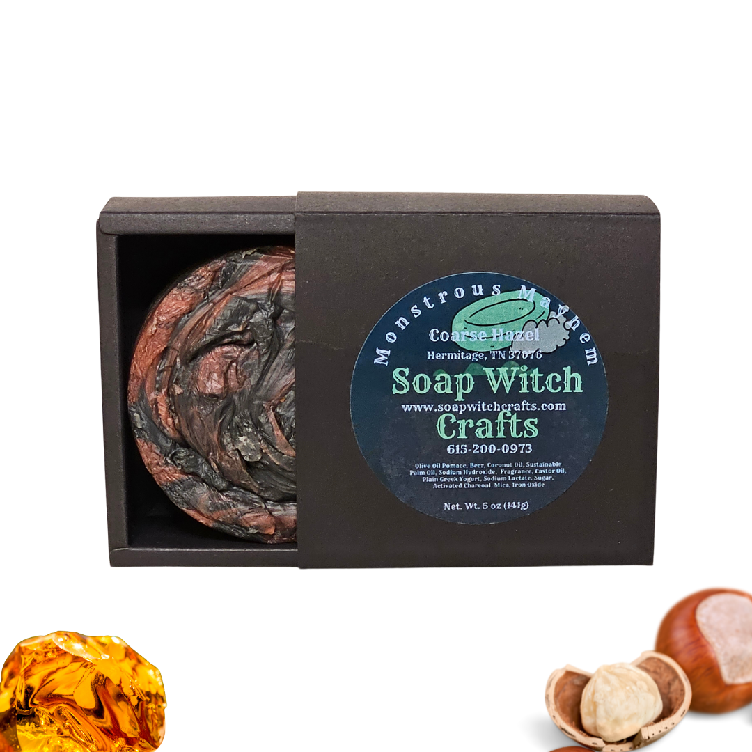 Monstrous Mayhem Beer Soap - Coarse Hazel