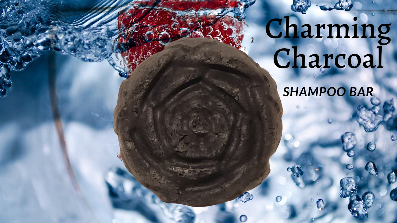 Products in Action - Charming Charcoal Shampoo Bar