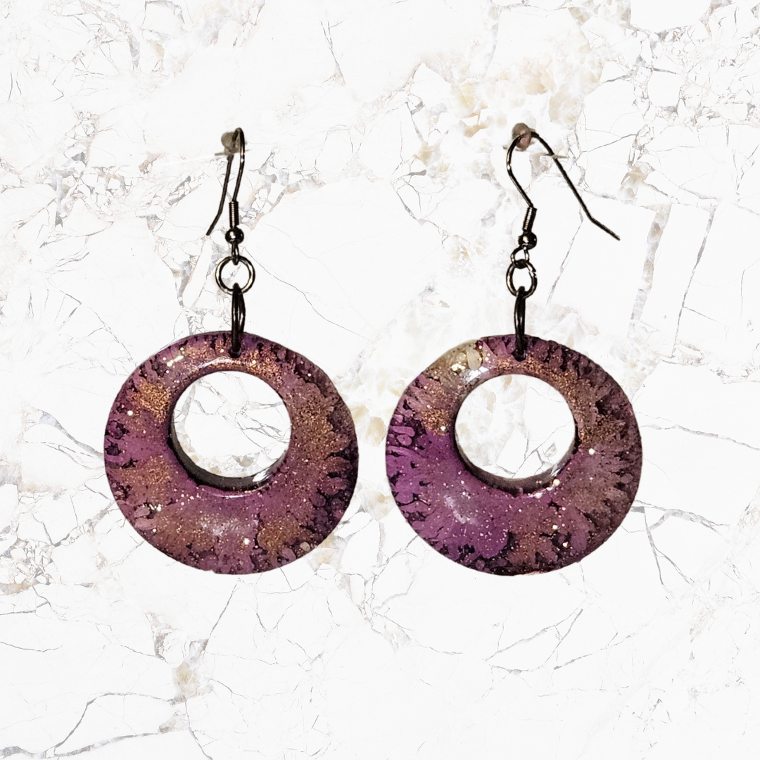 Bewitching Cauldron Charms - Enchanted Resin Earrings