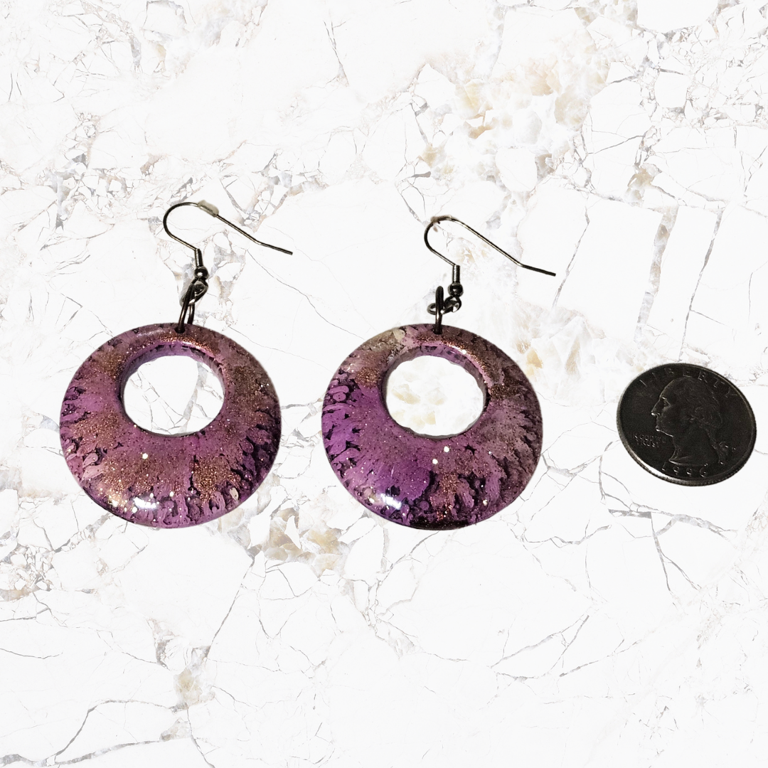 Bewitching Cauldron Charms - Enchanted Resin Earrings - 0