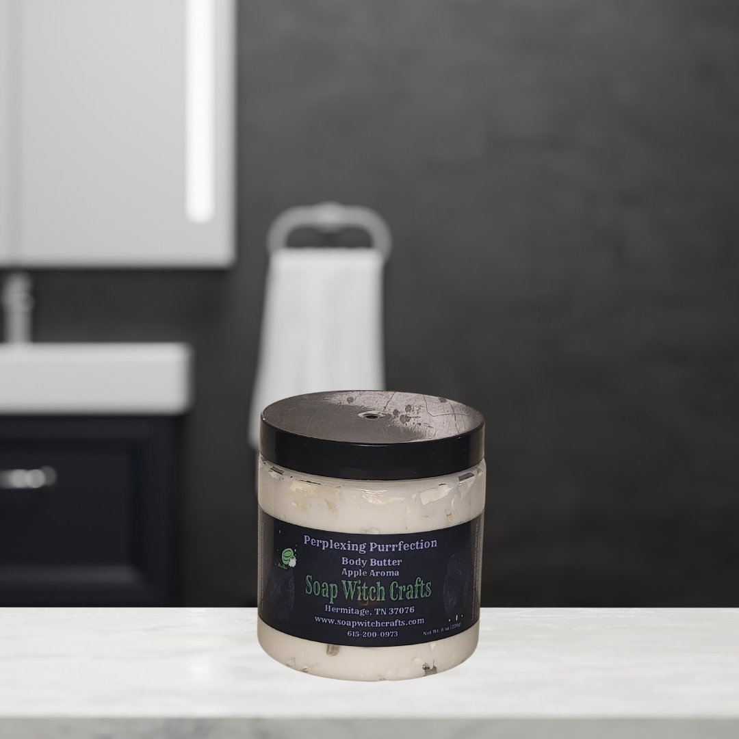 Perplexing Purrfection Shimmering Body Butter - Pumpkin Apple Butter - Limited Quantities Seasonal Only - 0