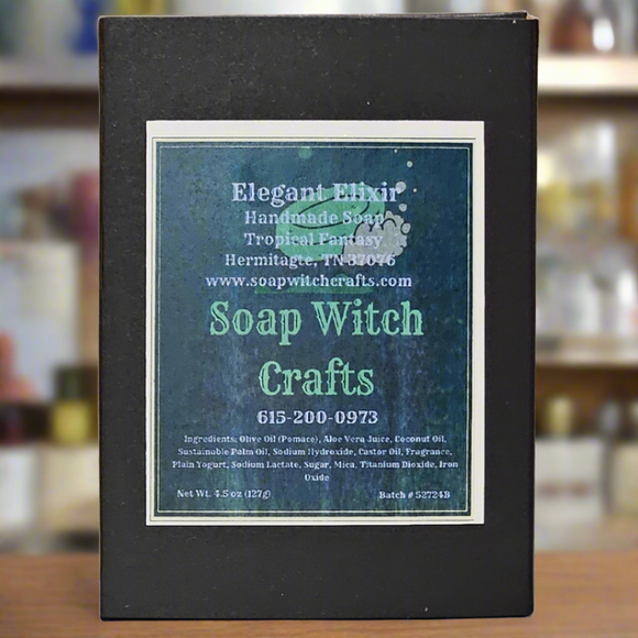 Elegant Elixir Aloe Vera Bar Soap - Tropical Fantasy