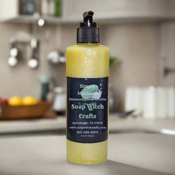 Simply Mythical Shimmering Body Oil Gel - Lemon Pound Cake - 0