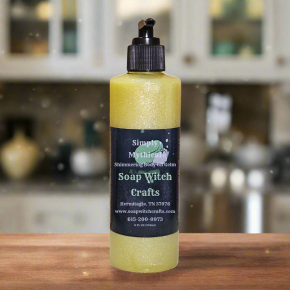 Simply Mythical Shimmering Body Oil Gel - Honeysuckle Lemon