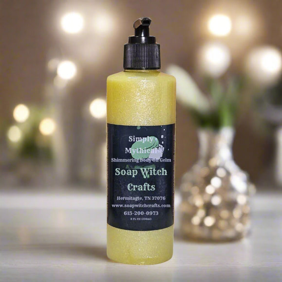 Simply Mythical Shimmering Body Oil Gel - Rose Maple Zest