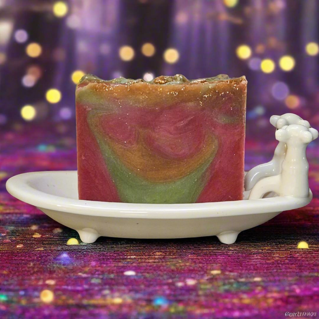 Grumbling Gourd Aloe Vera Bar Soap - Watermelon Coconut