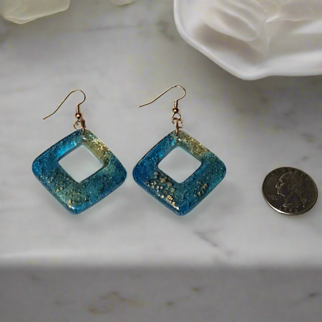 Hocus-Pocus Hoopla Hoops - Enchanted Resin Earrings - 0