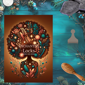 Enchanted Locks Afro Cover - 17 Printable Journal Planner Pages