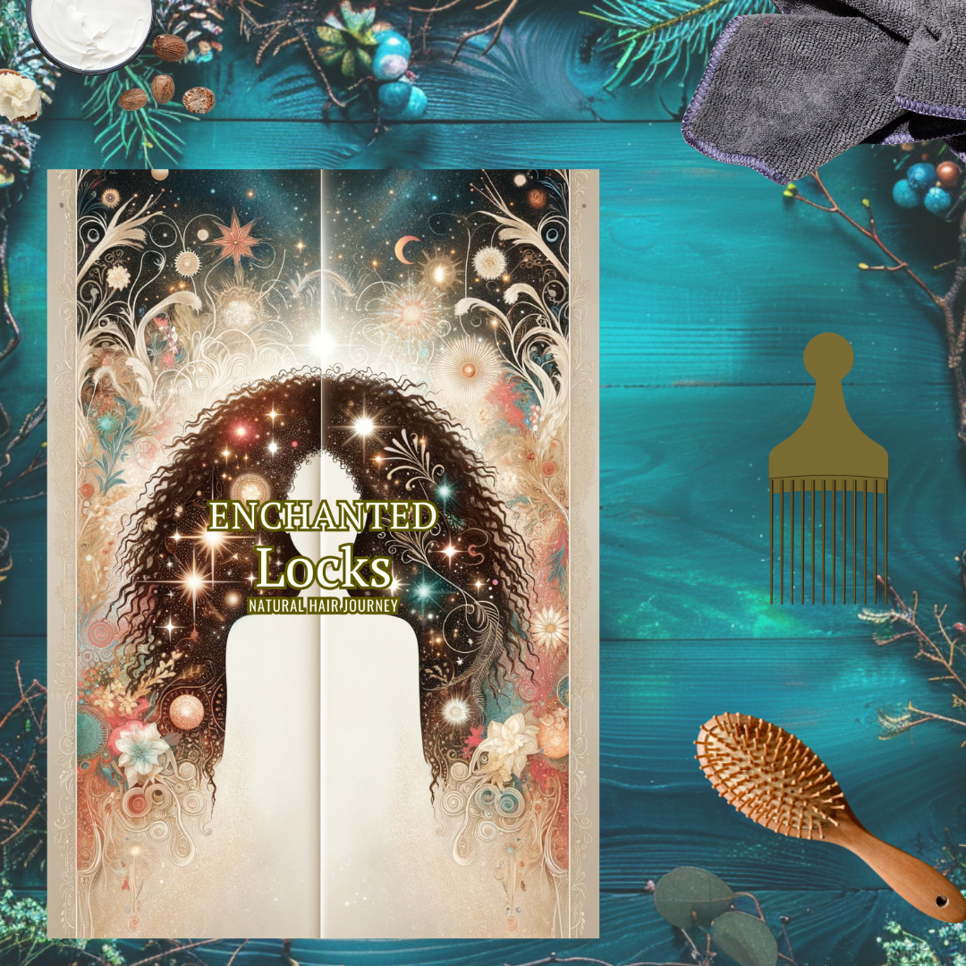 Enchanted Locks Wavy Cover - 17 Printable Journal Planner Pages