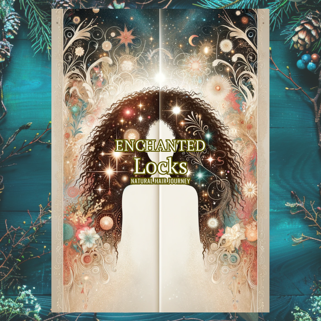 Enchanted Locks Wavy Cover - 17 Printable Journal Planner Pages