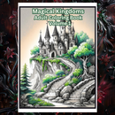 Magical Kingdoms Adult Coloring Book Vol. 1 - 50 Printable Coloring Pages-3