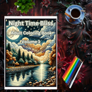 Night Time Bliss Adult Coloring Book Vol. 1 - 50 Printable Coloring Pages-1