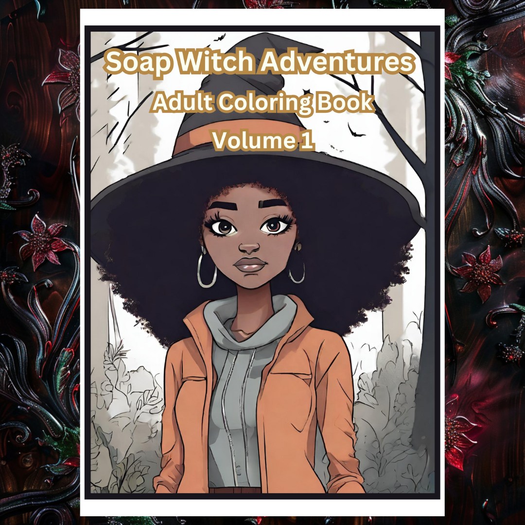 Soap Witch Adventures Vol. 1 - 50 Printable Coloring Pages