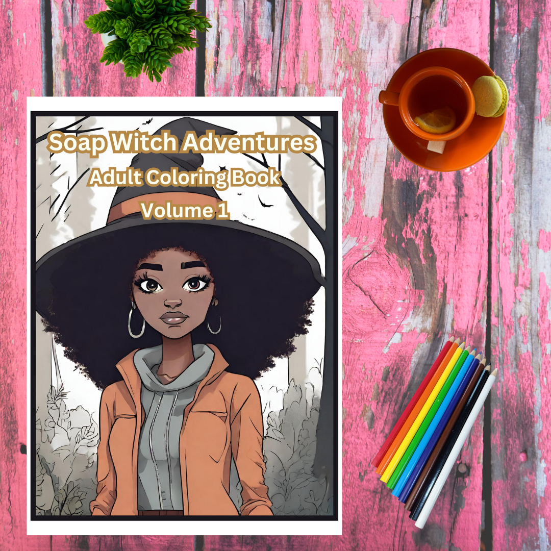 Soap Witch Adventures Vol. 1 - 50 Printable Coloring Pages