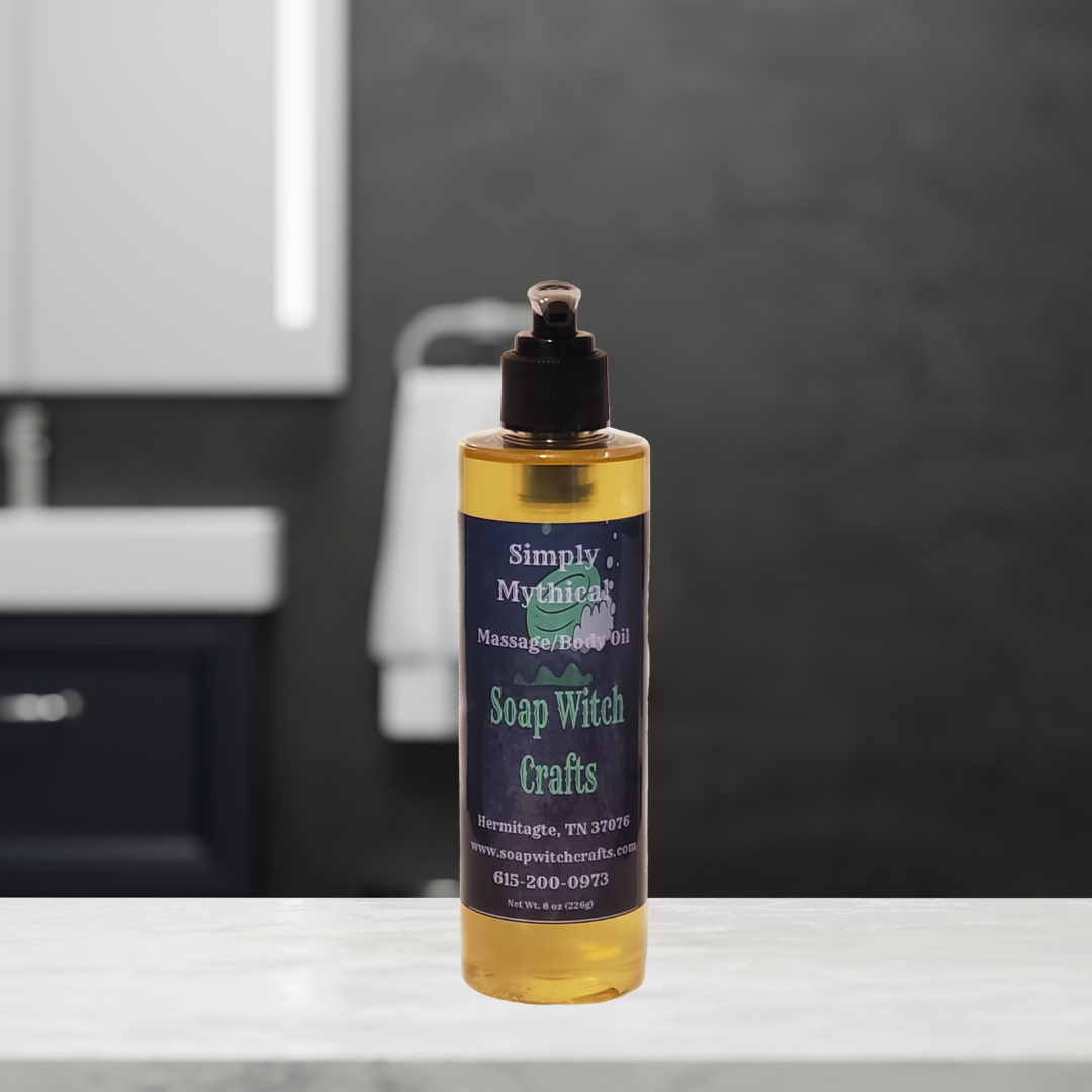 Simply Mythical Massage Oil and Body Oil - Lemon Pound Cake - 0