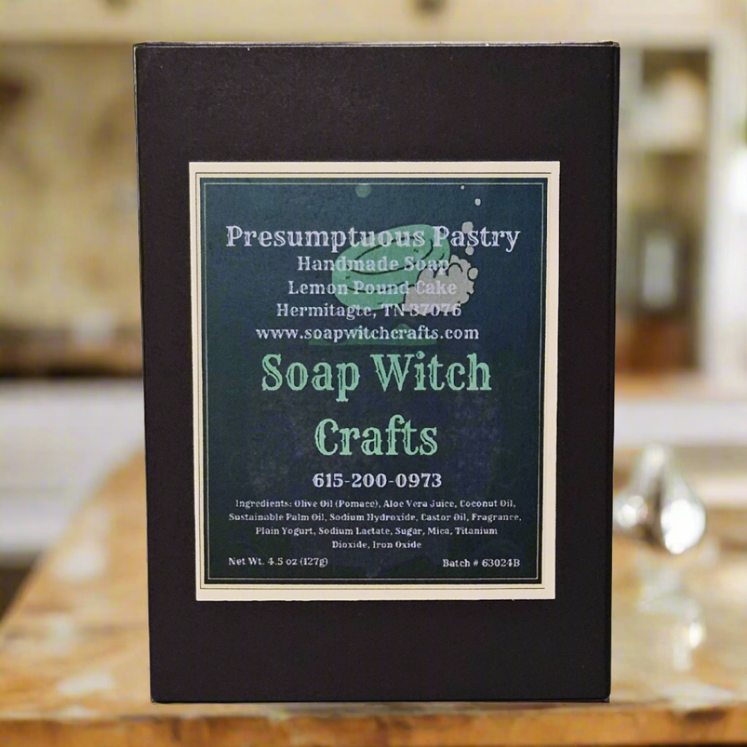Presumptuous Pastry Aloe Vera Bar Soap - Lemon Pound Cake - 0