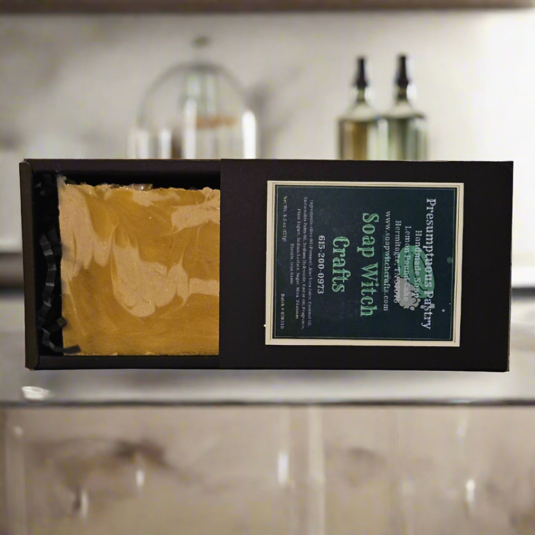 Presumptuous Pastry Aloe Vera Bar Soap - Lemon Pound Cake
