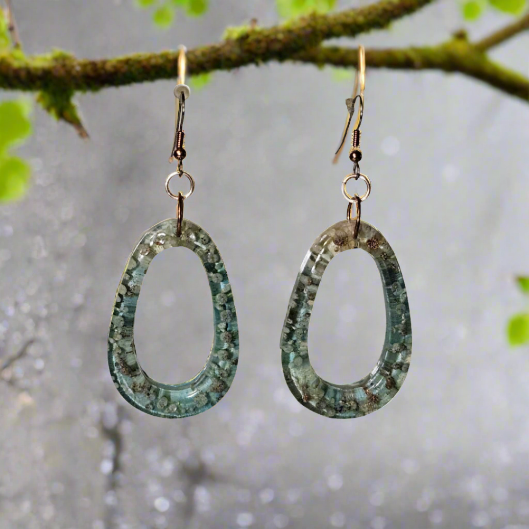 Quirky Cauldron Hoops - Enchanted Resin Earrings