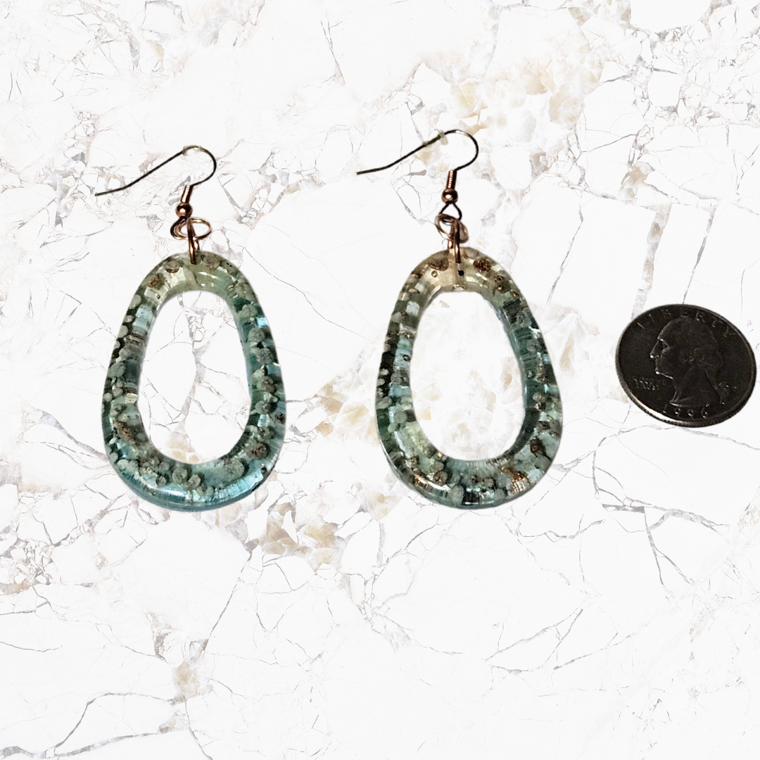 Quirky Cauldron Hoops - Enchanted Resin Earrings