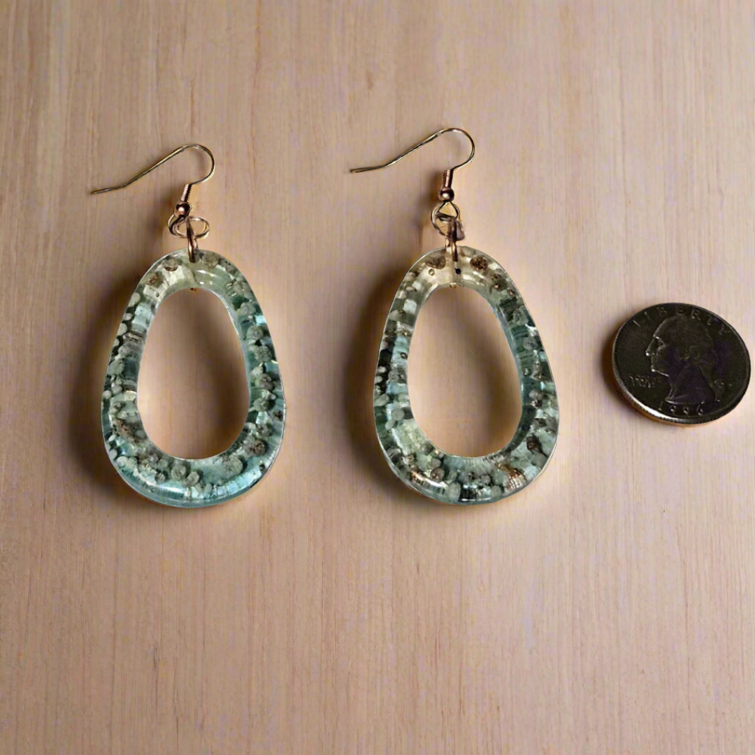 Quirky Cauldron Hoops - Enchanted Resin Earrings - 0