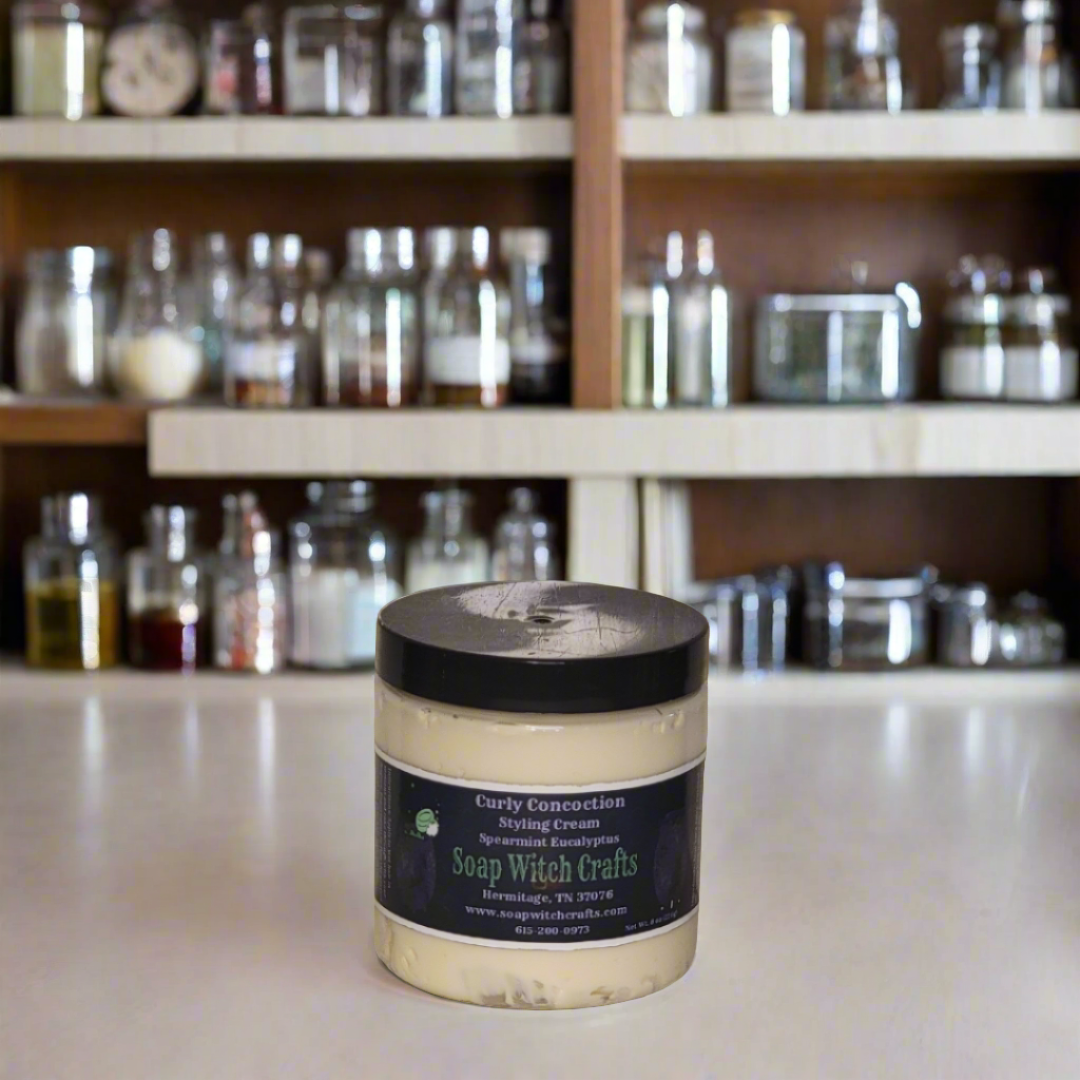 Curly Concoction Moisturizing Styling Cream - Lemon Pound Cake - 0