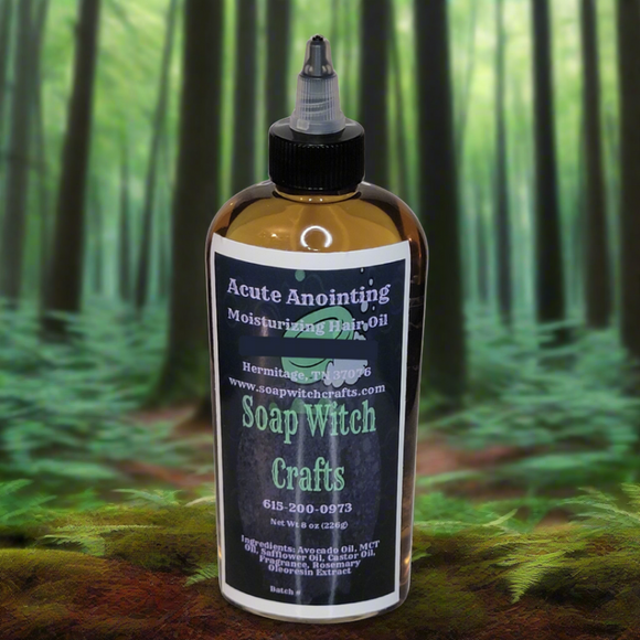 Acute Anointing Moisturizing Hair Oil - Strawberry Patchouli