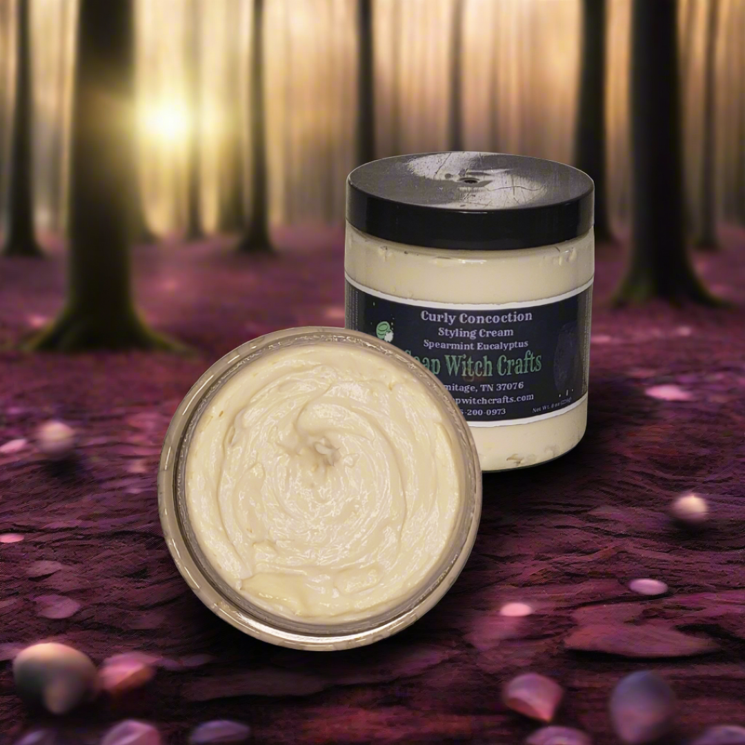 Curly Concoction Moisturizing Styling Cream - Spearmint Eucalyptus