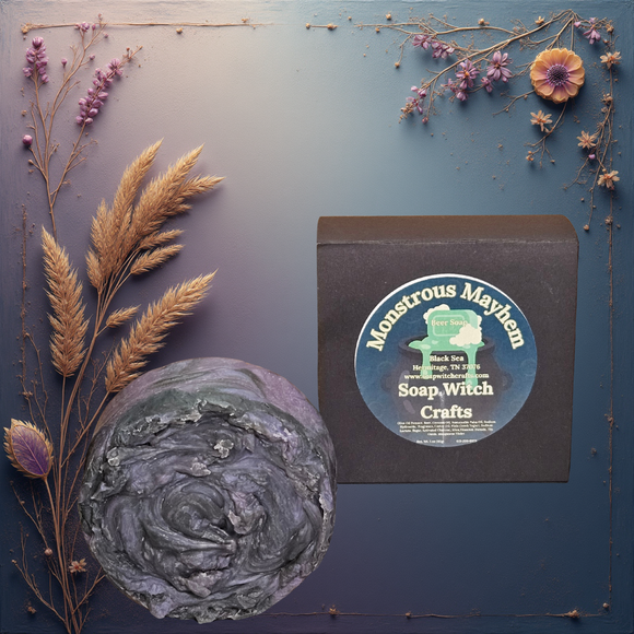 Monstrous Mayhem Beer Soap - Black Sea