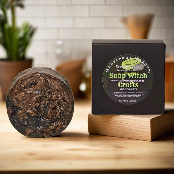 Monstrous Mayhem Beer Soap - Creamy Cocoa (Chocolate Mousse)