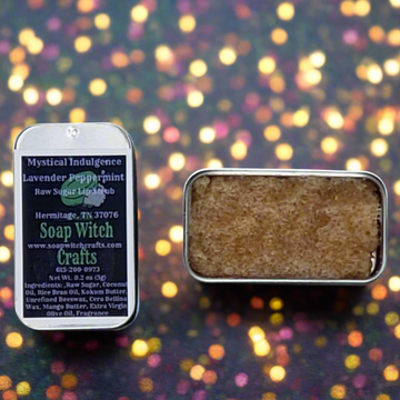 Mystical Indulgence Raw Sugar Lip Scrub - Lavender Peppermint
