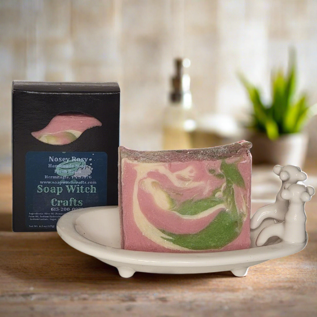 Nosey Rosy Magical Bar Soap - Fresh Roses