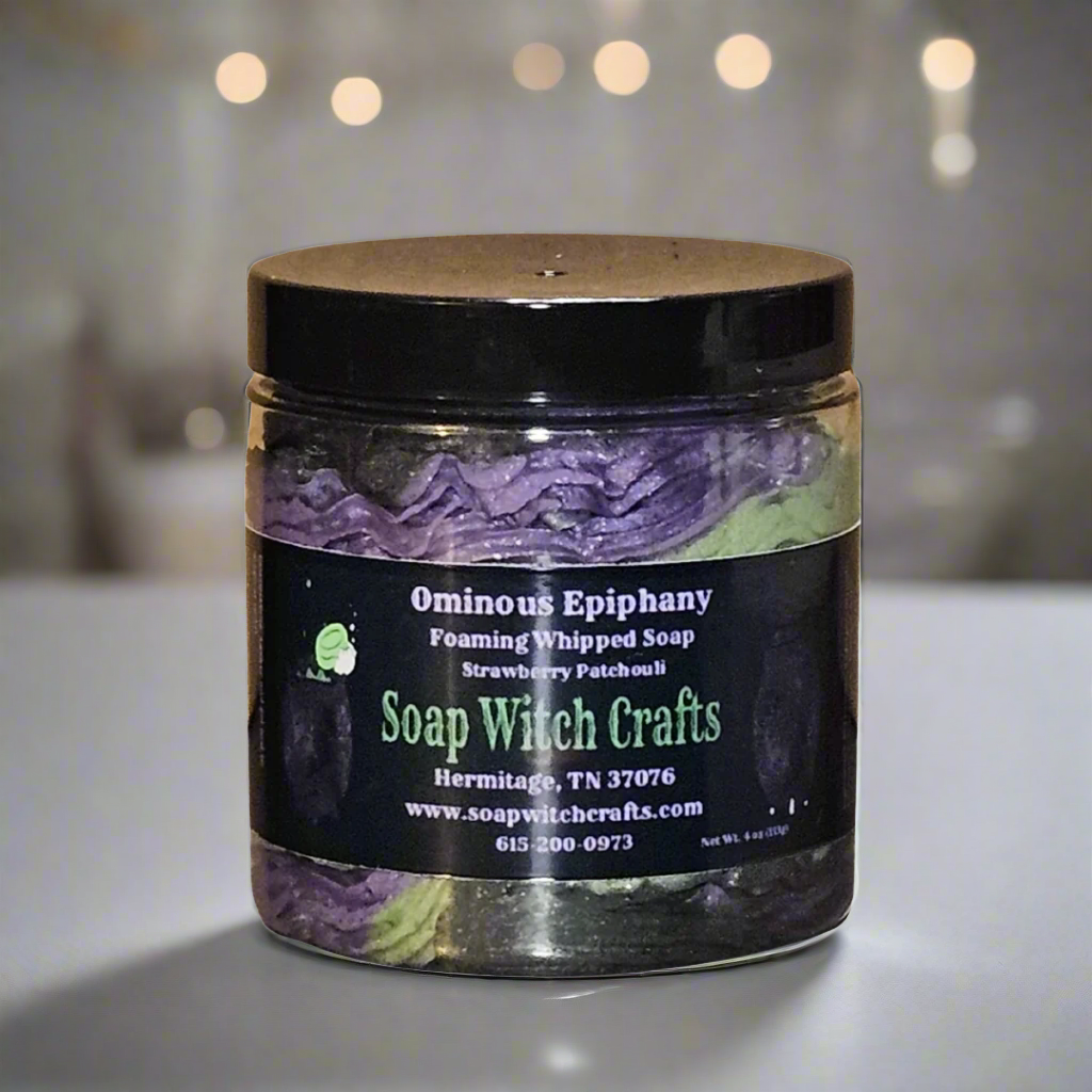 Ominous Epiphany Aloe Vera Whipped Soap - Jasmine Jungle - 0