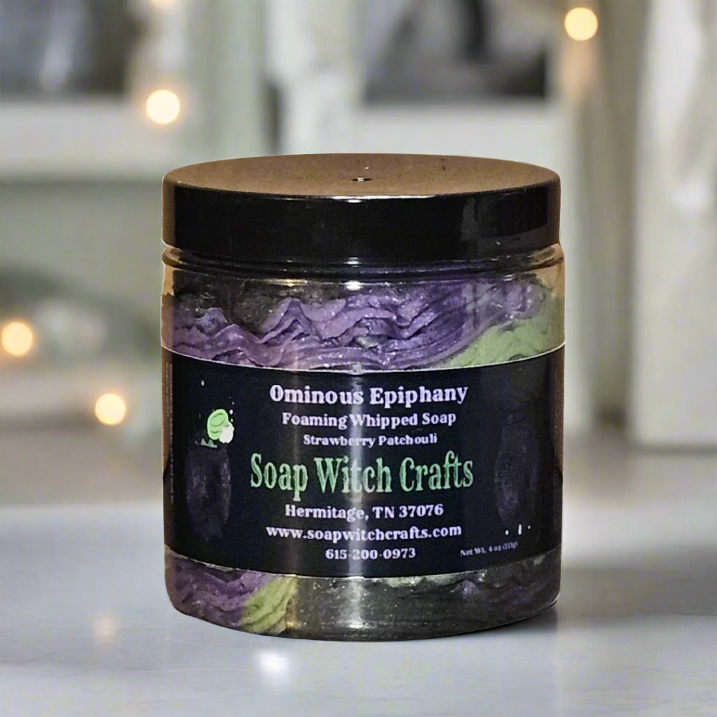 Ominous Epiphany Aloe Vera Whipped Soap - Luxurious Lavender Vanilla - 0
