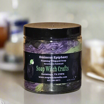 Ominous Epiphany Aloe Vera Whipped Soap - Strawberry Patchouli - 0
