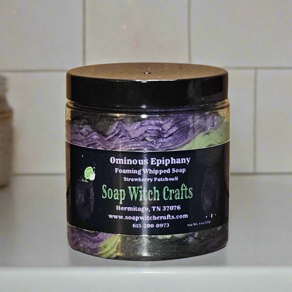 Ominous Epiphany Aloe Vera Whipped Soap - Lemon Pound Cake