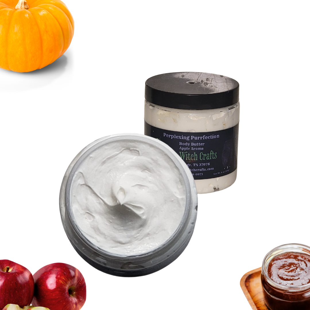 Perplexing Purrfection Shimmering Body Butter - Pumpkin Apple Butter - Limited Quantities Seasonal Only