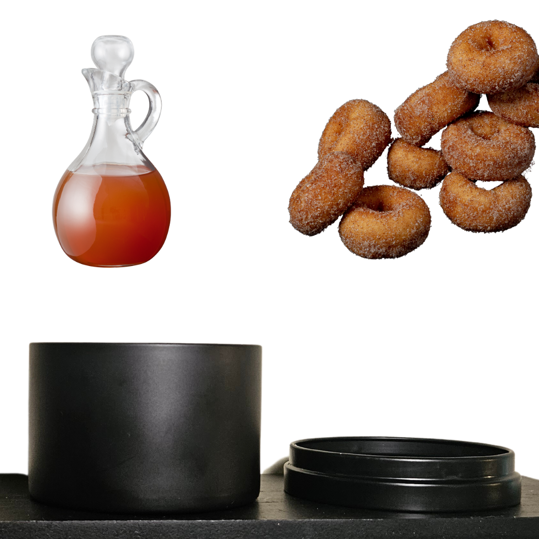 Whimsy Spellfire Sleek Soy Tin Candle - Apple Cider Donut