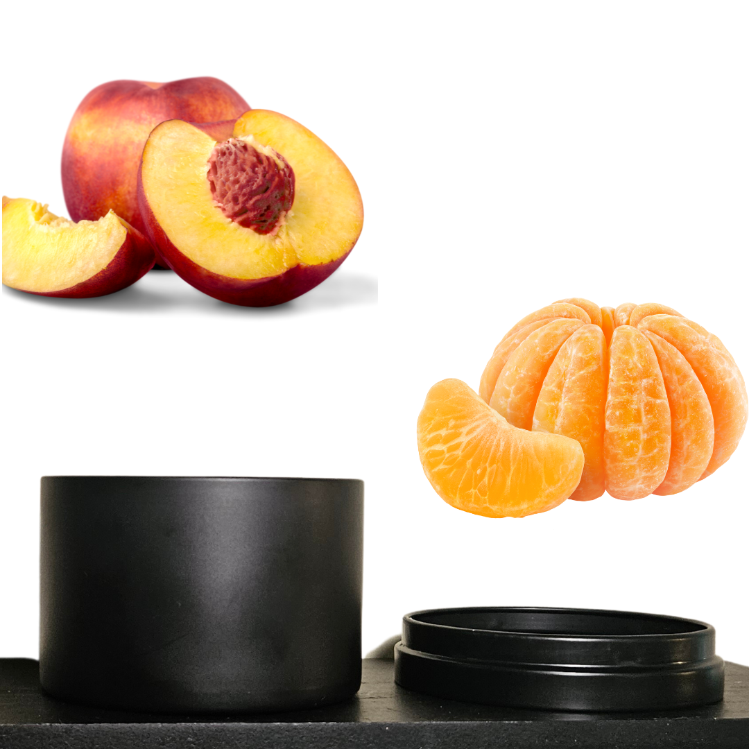 Whimsy Spellfire Sleek Soy Tin Candle - Tangerine Peach-1