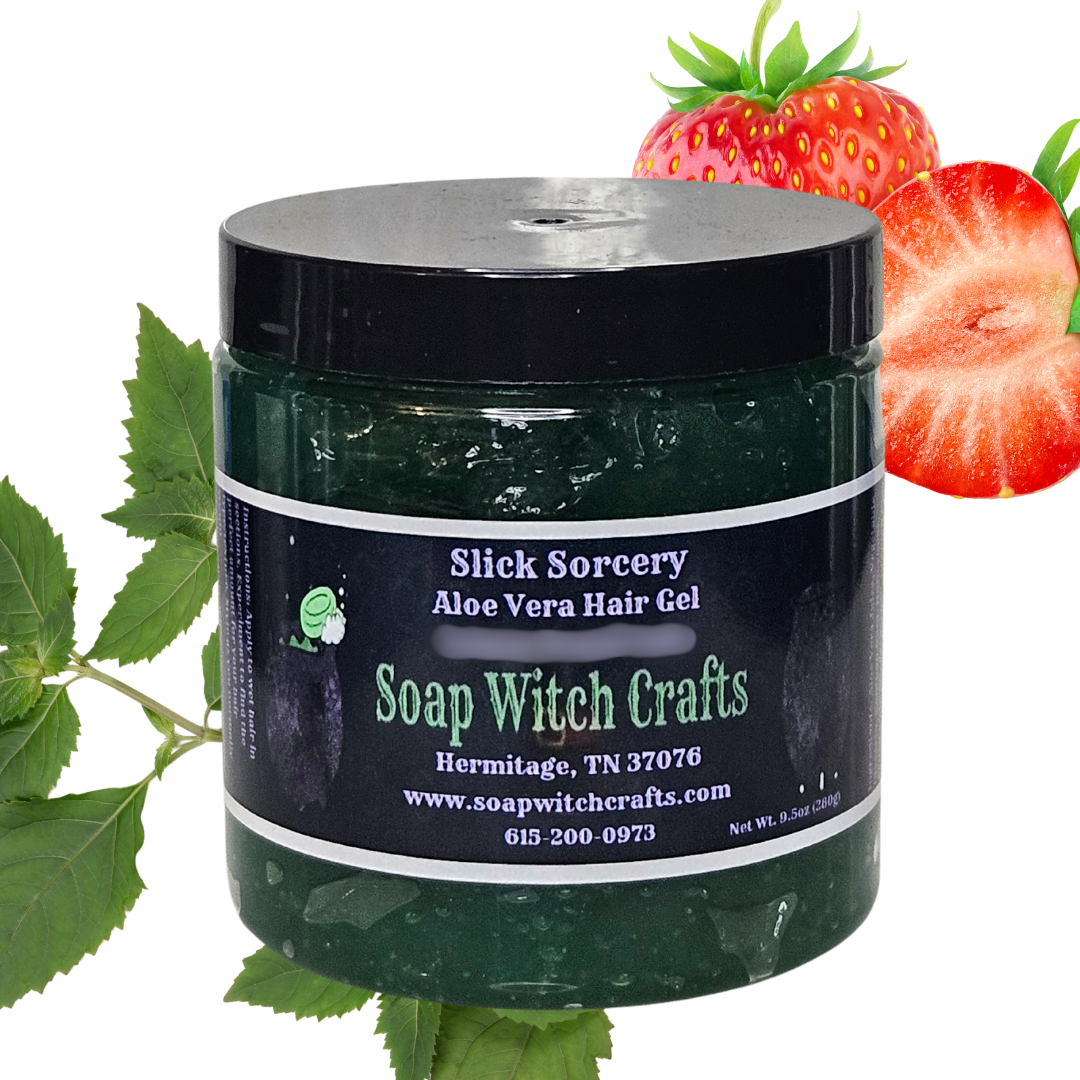 Slick Sorcery Aloe Vera Styling Gel - Strawberry Patchouli-1