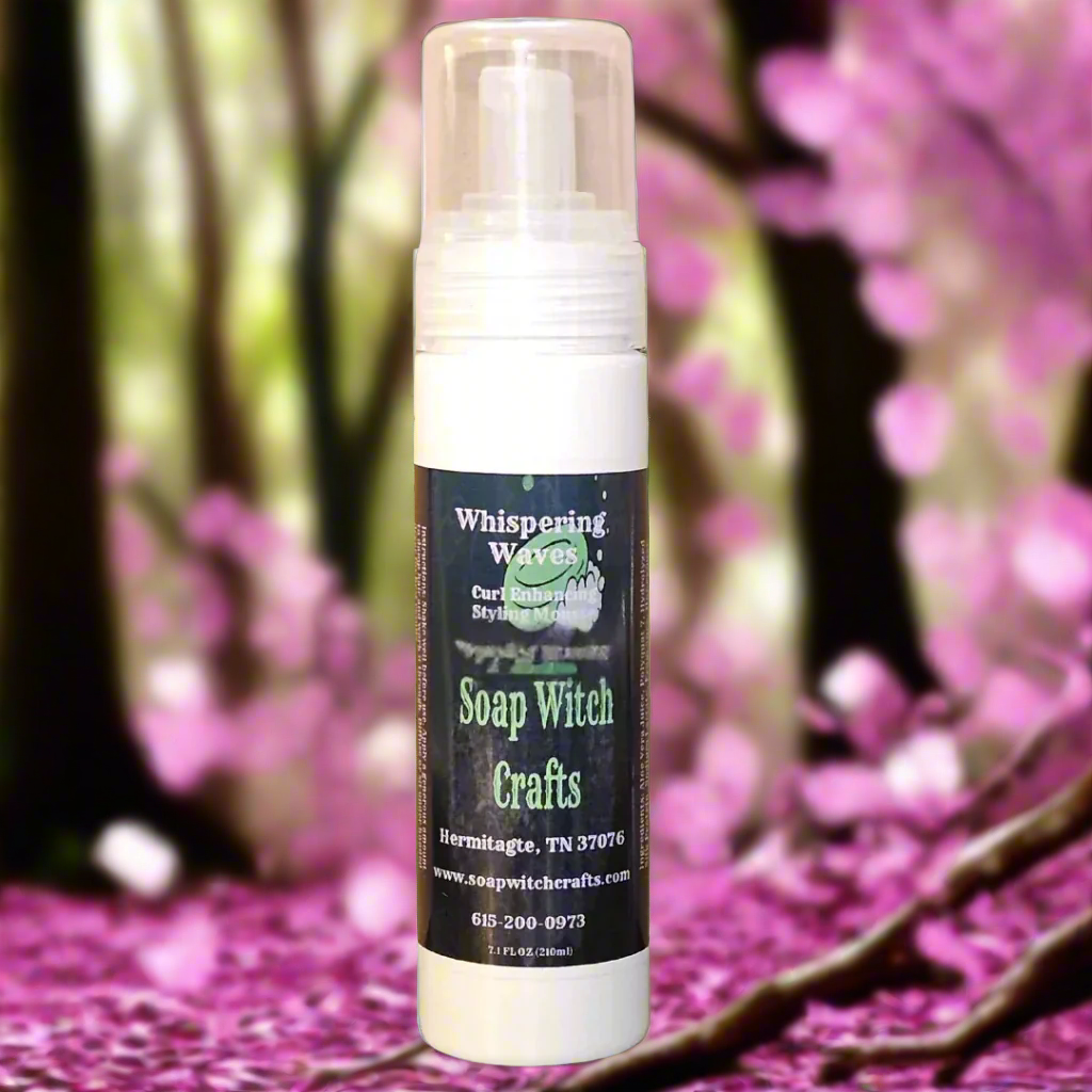 Whispering Waves Curl Enhancing Styling Mousse - Vanilla Dreams